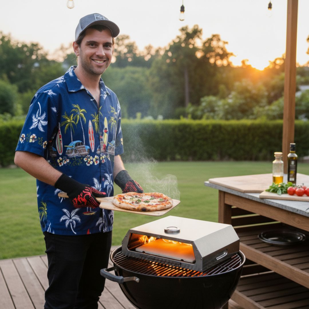 Guantes De Fuego P/ Parrilla Cocina - Reforzados 800° C