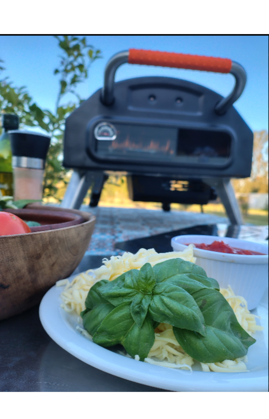 PREVENTA Horno a Gas Portátil Giratorio con Puerta!
